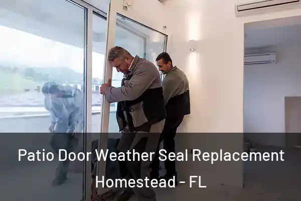 Patio Door Weather Seal Replacement Homestead - FL