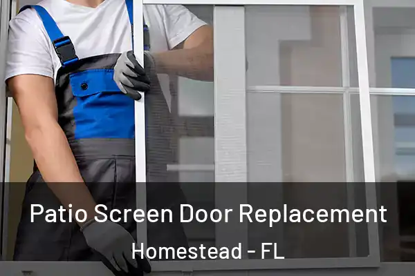 Patio Screen Door Replacement Homestead - FL